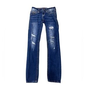 Women's Rock Revival Distressed Straight Leg Joyelle Jeans